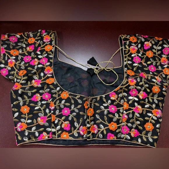 Chandrakala Women's Party Wear Bollywood Indian Style Saree Blouse Padded - Picture 7 of 9